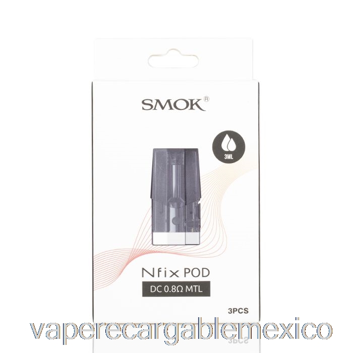 Vape Recargable Smok Nfix Vainas De Repuesto 1.0ohm Sc Mtl Vainas